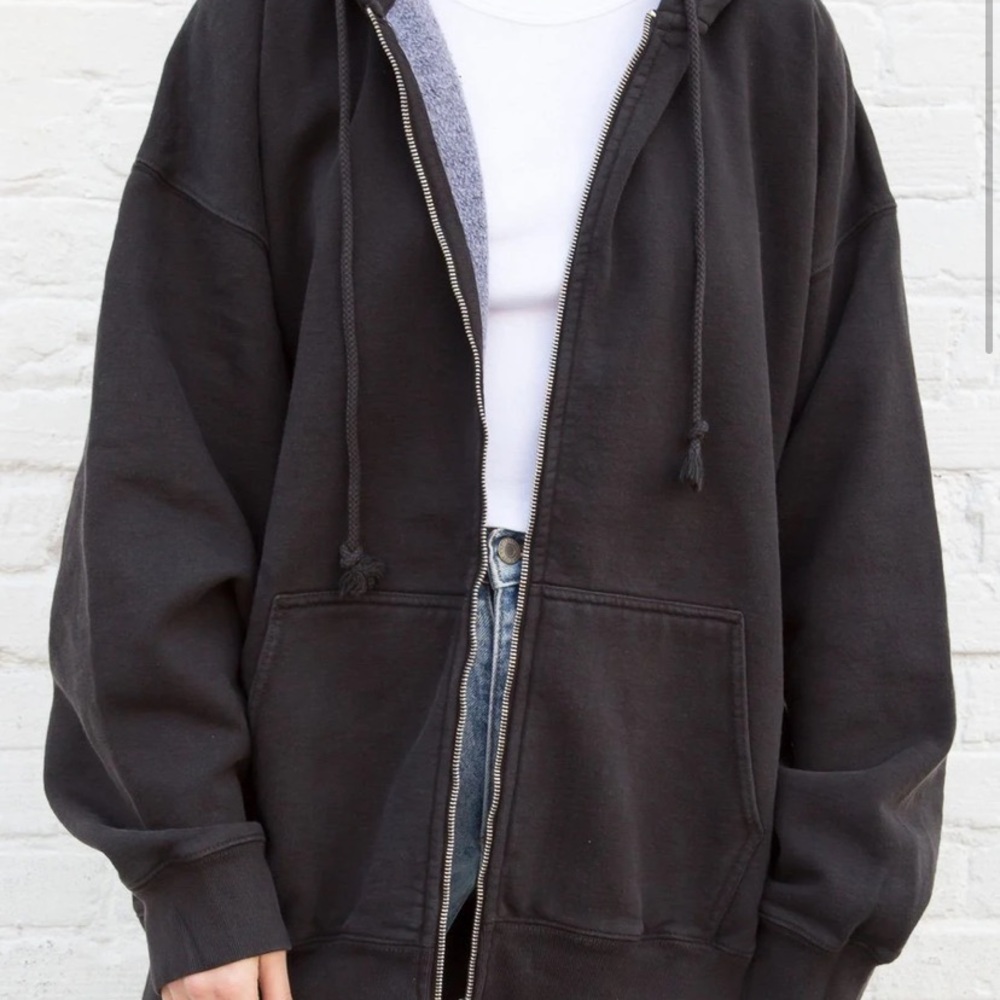 Black brandy melville hoodie